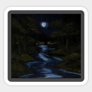 Midnight River Sticker